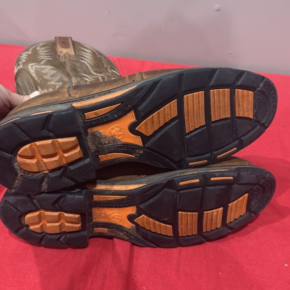 Ariat Brown Leather Western Boots - Picture 7 of 7